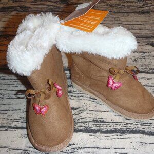 Gymboree Butterfly Girl Size 8 Girls Kids Boots NWT